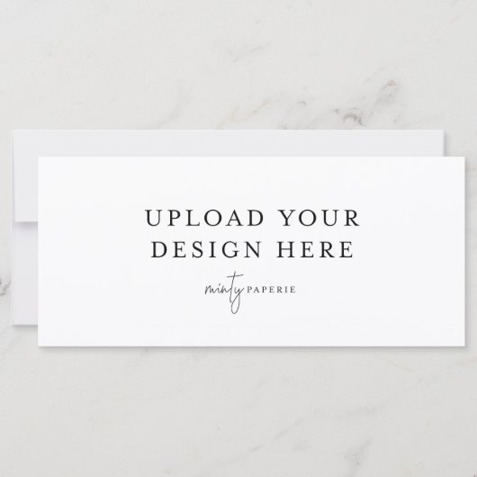 Carte plat de 4 po x 9 po - Paysage (Devant)