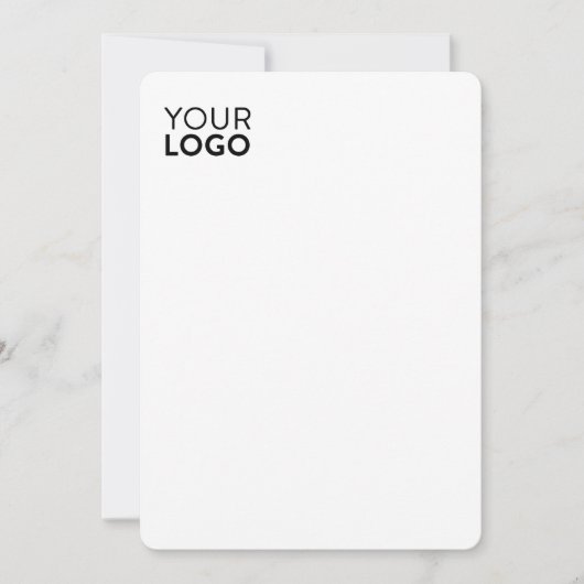 Carte plat de 5 po x 7 po - Arrondi (Devant)