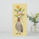 Carte plat de la Chouette végétarienne (Debout devant)