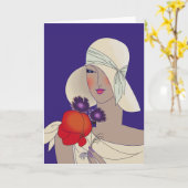 Carte Plat de mode (Fleur jaune)