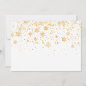 Carte Plat de Noël Joyeux à la famille Swan (Dos)