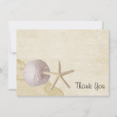 Carte Plat de plage chère Merci (Devant)