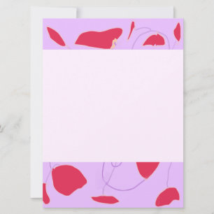 Carte plat de style nature Volute