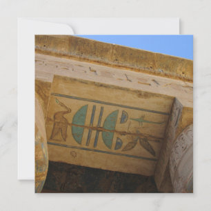 Carte plat des Hiéroglyphes égyptiens anciens