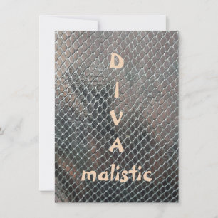 Carte plat DIVAmaliste Multicolor Snakeskin