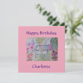 Carte Plat du Banc d'été (Debout devant)