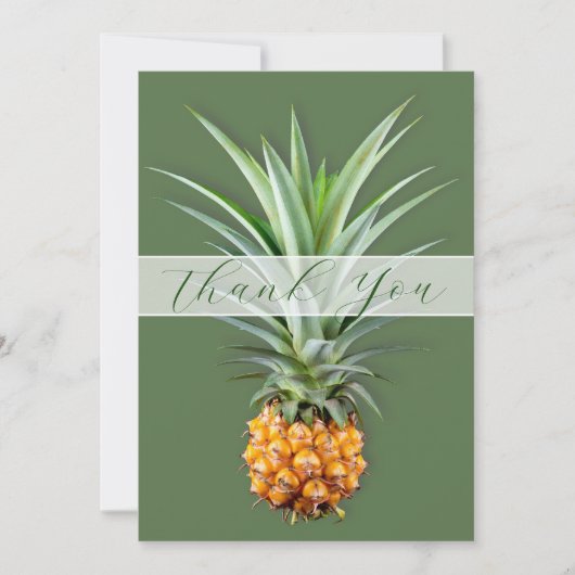 Carte plat du Merci à ananas (Devant)