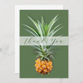 Carte plat du Merci à ananas (Devant / Derrière)