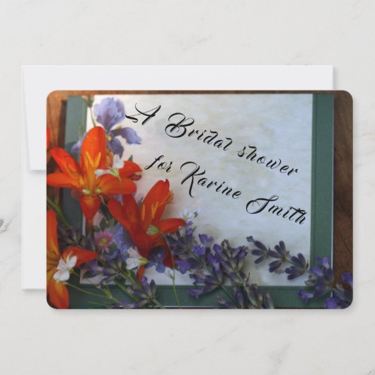 Carte plat Fête des mariées (Devant)