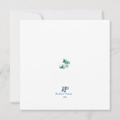 Carte plat fleur sauvage Rhapsody (Dos)