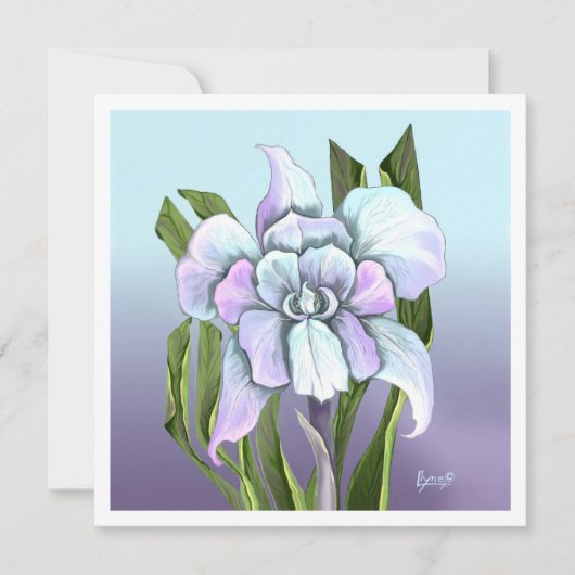 Carte Plat Fleur Smeraldo (Devant)