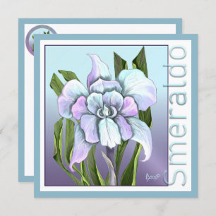 Carte Plat Fleur Smeraldo