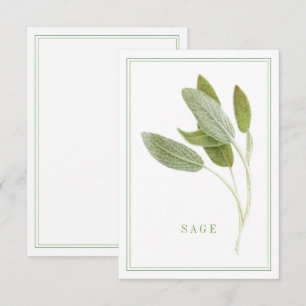 Carte plat FREGE SAGE 3.5x5
