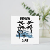 Carte Plat Funny Beach Wave (Debout devant)