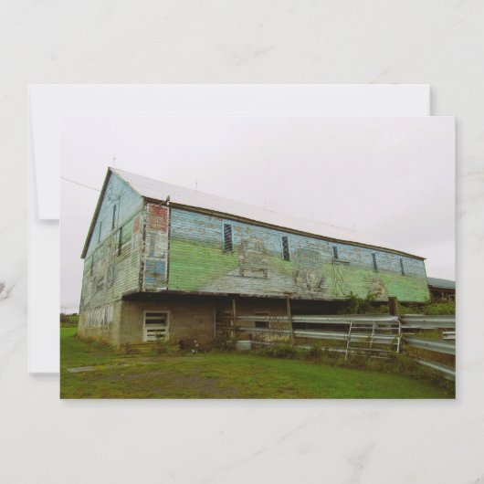 Carte Plat Grange Peinte (Devant)