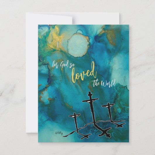 Carte plat Hallelujah de Pâques (Devant)