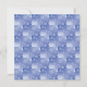 Carte plat Holiday Snowflake (Dos)