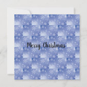 Carte plat Holiday Snowflake (Devant)