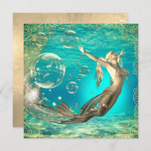 Carte Plat Imaginaire de natation sous-marine