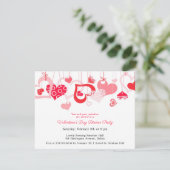 Carte plat Invitation de la Saint-Valentin (Debout devant)