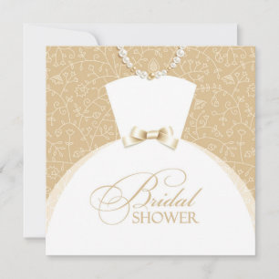 Carte Plat Invitation Douche nuptiale
