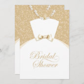 Carte Plat Invitation Douche nuptiale (Devant / Derrière)