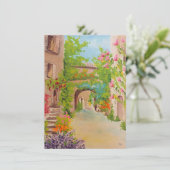 Carte plat Italie (Debout devant)