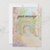 Carte plat Italie (Dos)