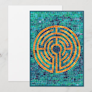 Carte plat LABYRINTH II 5x7