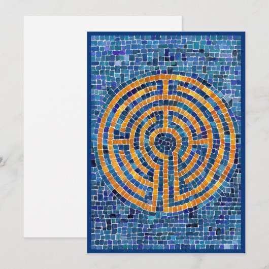 Carte plat LABYRINTH IV 5x7 (Devant / Derrière)