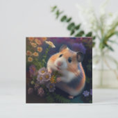 Carte plat Little Explorer Hamster (Debout devant)