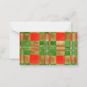 Carte plat MAC GREGOR TARTAN 3,5 x 2 (Devant)