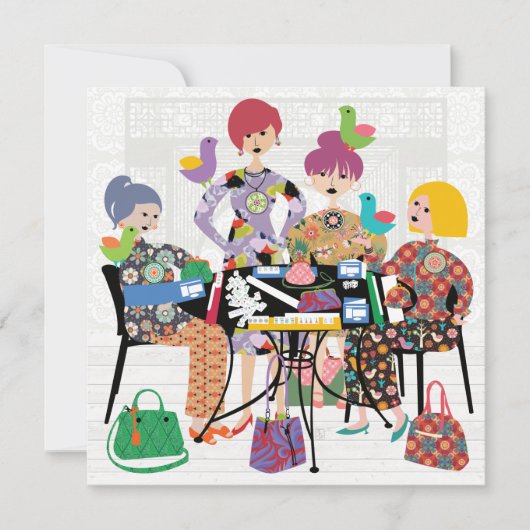 Carte plat Mah Jongg Birds (Devant)