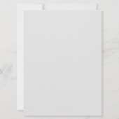 Carte Plat mariage Couple (Dos)