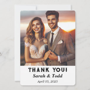 Carte plat Mariage Merci