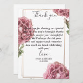 Carte plat - MERCI (Devant / Derrière)