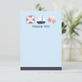 Carte Plat Merci Nautique (Debout devant)