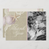 Carte Plat Merci vintage (Devant / Derrière)