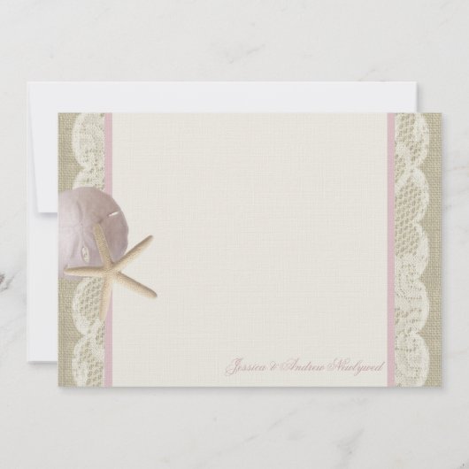 Carte Plat Merci vintage (Dos)