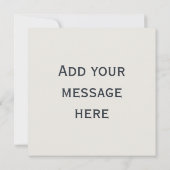 Carte plat Monogramme rouge blanc et bleu (Dos)