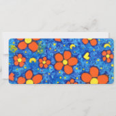 Carte Plat Orange Fleur Dans L'Eau (Devant)