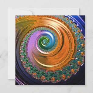 Carte Plat Orange Mandelbrot