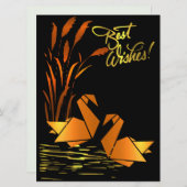 Carte Plat Origami Best Wings (Devant / Derrière)