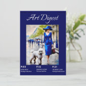 Carte Plat Parisienne Et Animaux (Debout devant)