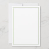 Carte plat PARSLEY 5x7 FRAÎCHE (Dos)