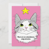 Carte Plat Pas De Coïncidences, Seulement Miracles (Devant)