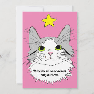 Carte Plat Pas De Coïncidences, Seulement Miracles