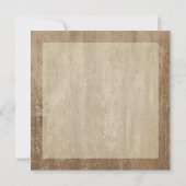 Carte Plat Paysage Feuille en chute (Dos)