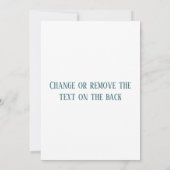 Carte Plat Personnalisée Seagull (Dos)