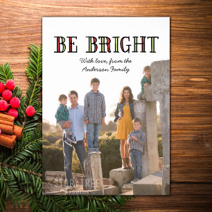 Carte Plat photo Be Bright